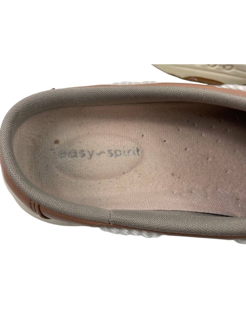 Easy Spirit Womens Travelport Casual Slip-On Mule Clogs Brown & Beige Size 7.5 - Picture 9 of 10